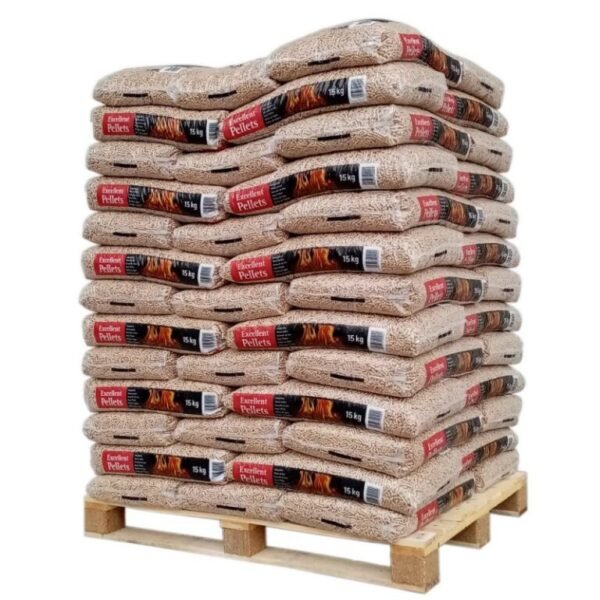 Pellets de bois Excellent – palette de 65 sacs de 15 kg