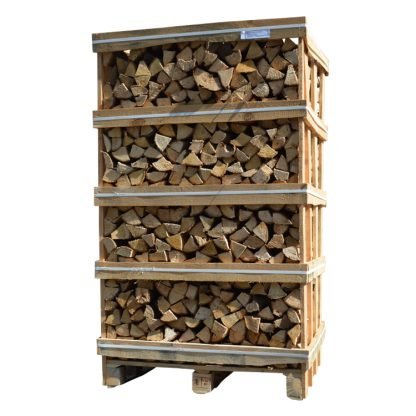 Caisse de Bois de chauffage 45 cm – Mélange de bois durs (2m3)