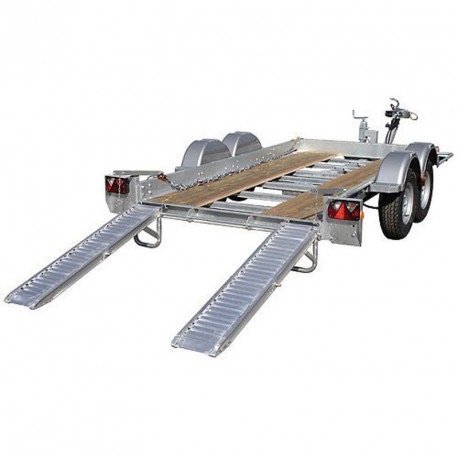Remorque porte engins Speciloc Evo – PTAC 3 500 kg, double essieu