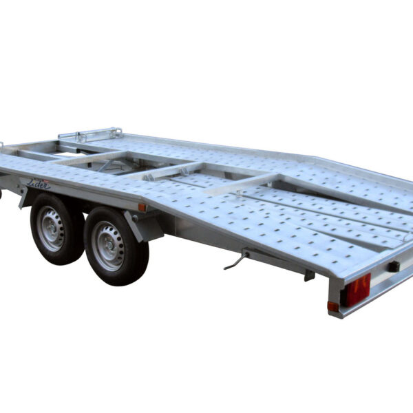 Remorque porte voiture roues dessous Lider 39790 – PTAC 2 700 kg, double essieu freiné