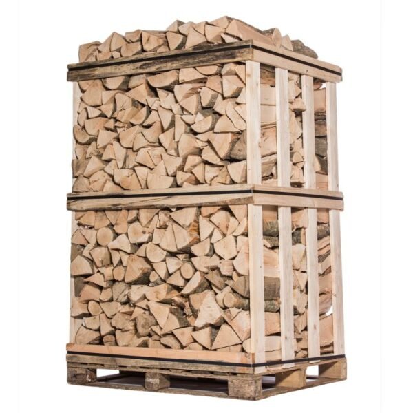 Caisse de Bois de chauffage 25cm  Mélange de bois durs (2m3)