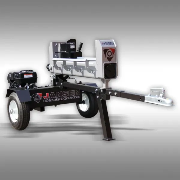 Fendeuse horizontale double effet Jansen HS 20DS63 – 20 tonnes, 60 cm, moteur Kohler