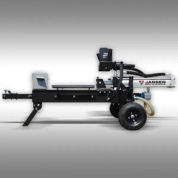 Fendeuse de bûches horizontale Jansen HS 12L53 – 12 tonnes, 50 cm, moteur Kohler 6,5 CV