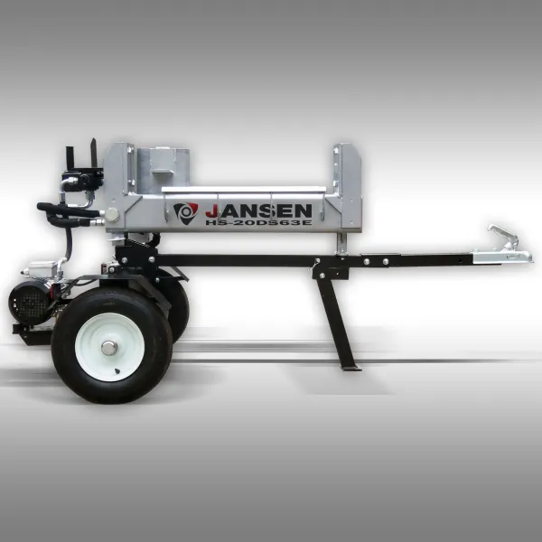 Fendeuse horizontale électrique double effet Jansen HS 20DS63E – 20 tonnes, 60 cm, 400 V