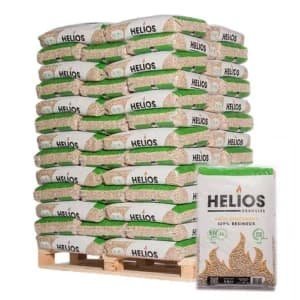 Pellets HELIOS — 65 sacs de 15 kg — 100% résineux