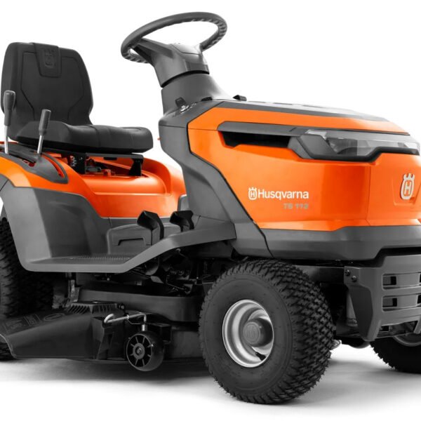 Tracteur tondeuse Husqvarna TS 112 – coupe 95 cm, hydrostatique, éjection latérale