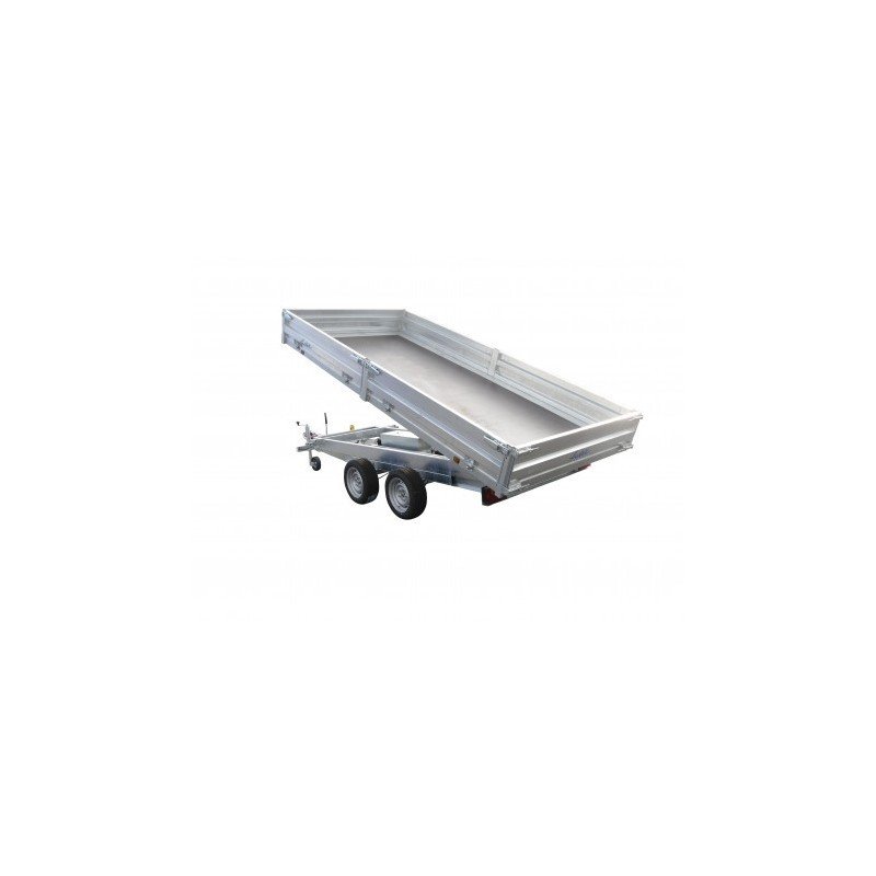 Remorque benne à relevage électrique Lider 39614PE – PTAC 3 500 kg, 402 × 190 cm – Image 2