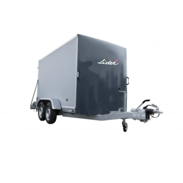 Remorque fourgon Lider 42960 – PTAC 1 300 kg, simple essieu freiné