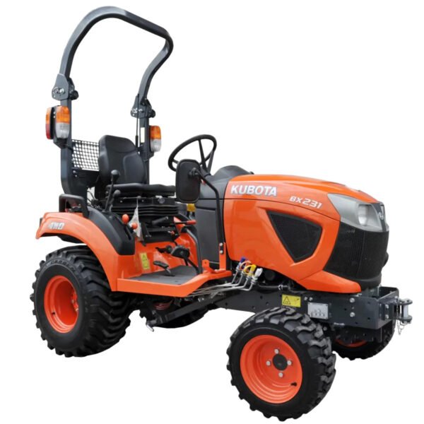Micro tracteur Kubota BX231 D – diesel, 4 roues motrices